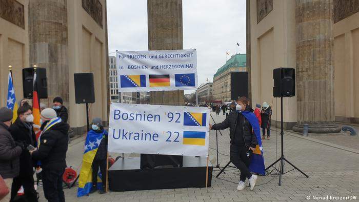 Bosanci na protestima u Njemačkoj: Ukrajina bi se mogla ponoviti i u BiH